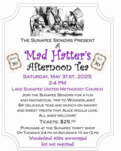 Mad Hatter's Afternoon Tea @ Lake Sunapee United Methodist Church